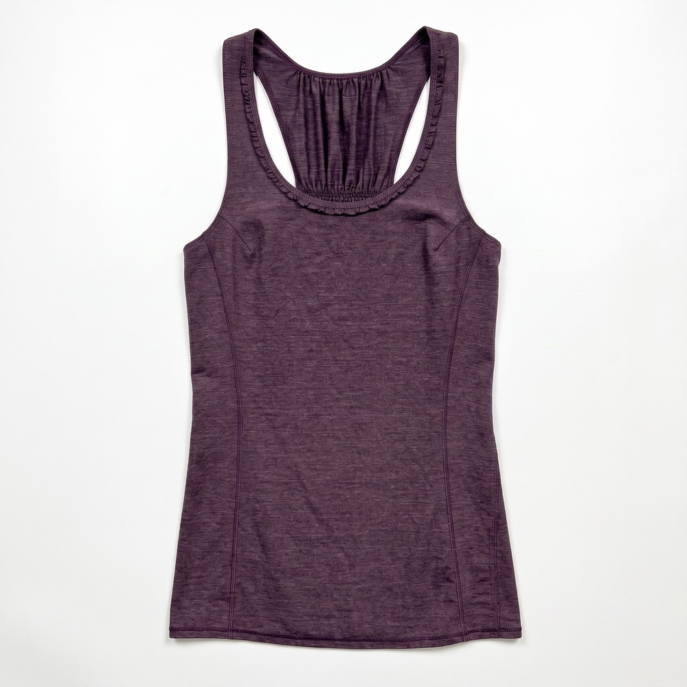 Lululemon Womens Run Silver Bullet Sleeveless Tech Tank EST Sz4 Purple W1852S